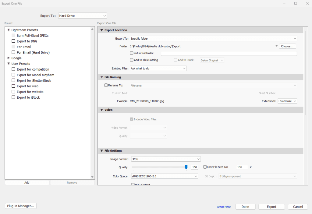 Adobe-lightroom-export