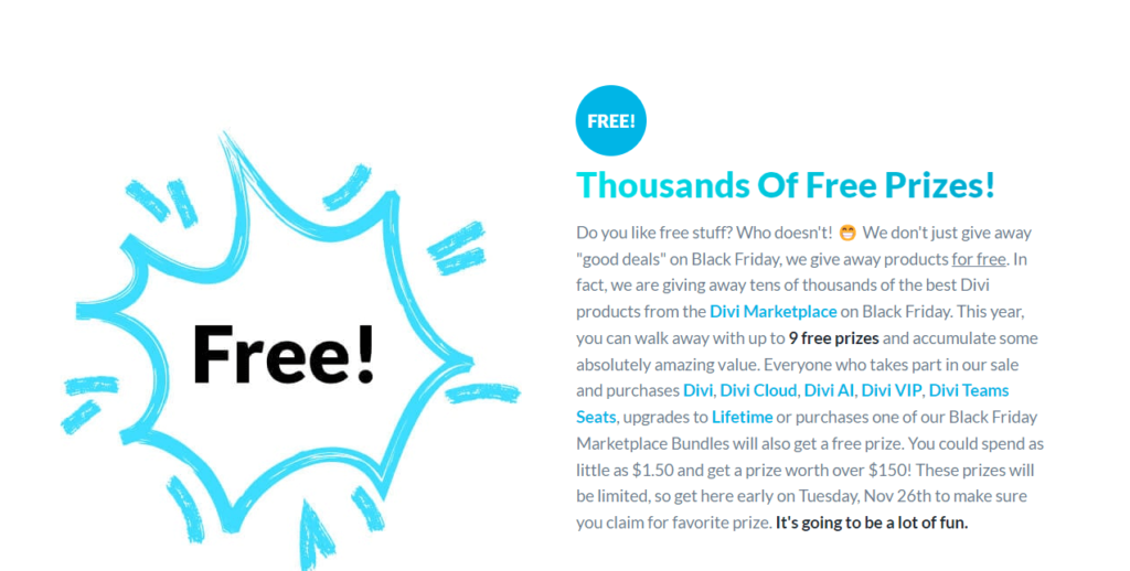 Divi-free-prize